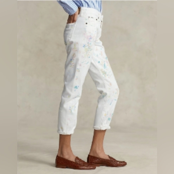 Paint Splatter Avery Boyfriend Jean - Picture 6 of 7